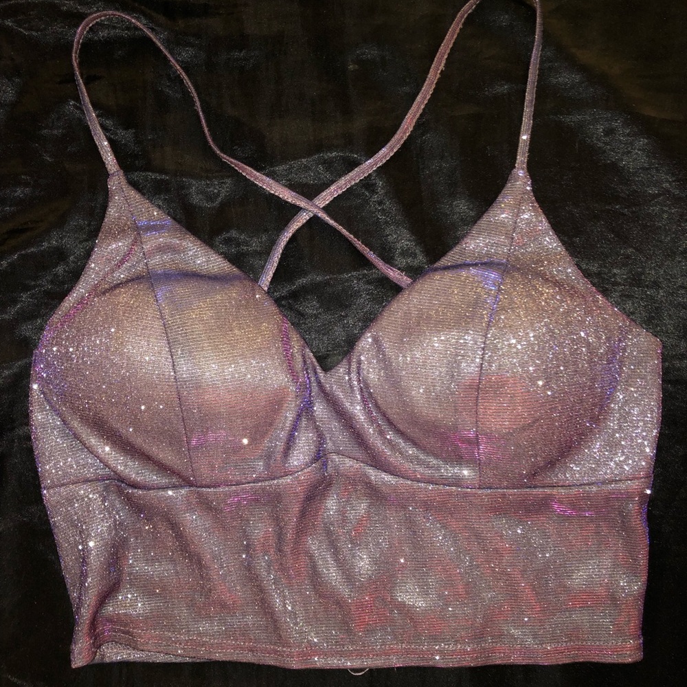 Windsor Sparkly Crop Top